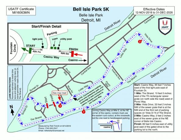 Belle Isle Park.5K Route 1 11024 1
